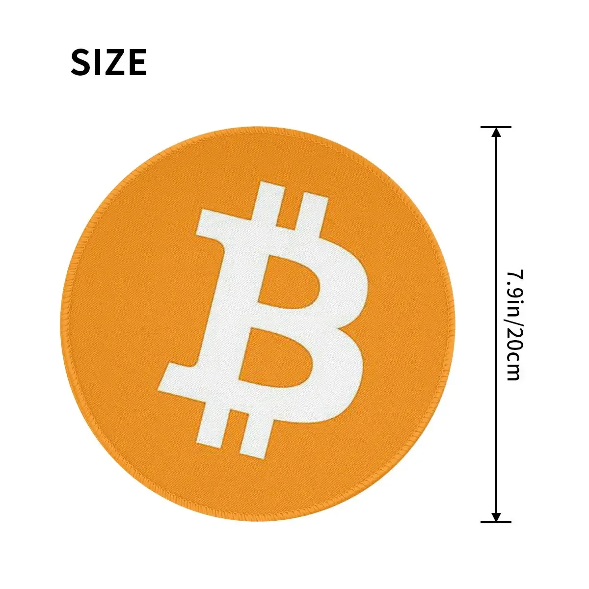 Bitcoin CPU Miner BTC Blockchain Cryptocurrency Round Mouse Pad Computer Keyboard Mouse Mat Gamer PC Desk Mat
