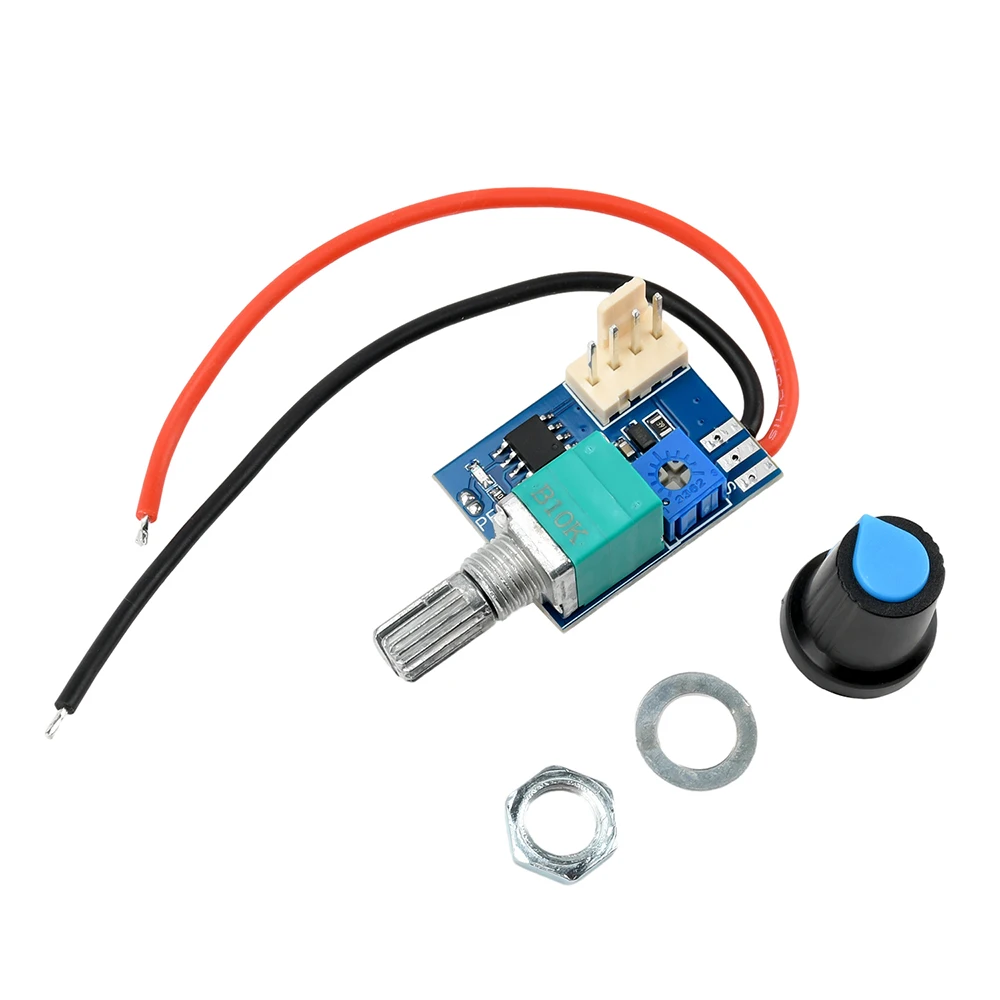 DC 12 V PWM-Geschwindigkeitsregler, Lüftergeschwindigkeitsregler, 4-Draht-Computer-Temperaturregler, Schalter für PC, CPU, Kühler, Lüfter, manueller Anschlag