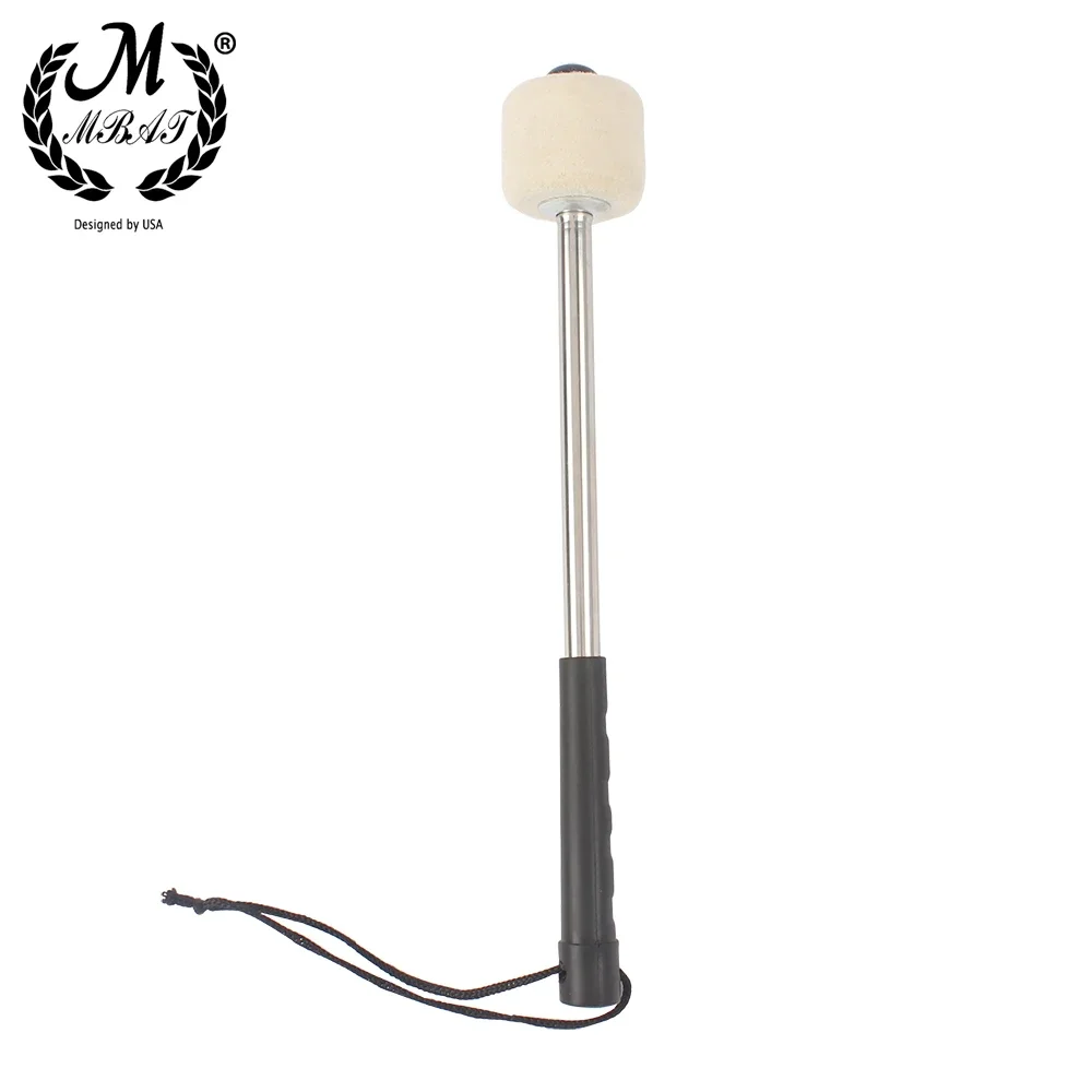 M mbat 2 teile/satz Wollfilz-Drumsticks rutsch feste Bass Drum Mallet unverzicht bare Percussion-Instrumenten-Zubehörteile – Detail 8