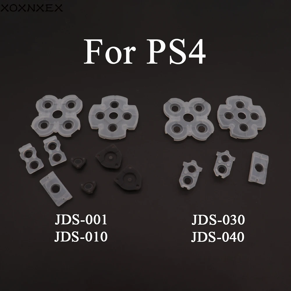 For PS4 Pro Slim Controller Gamepad Silicone Conductive Rubber Adhesive Button Pad Keypads