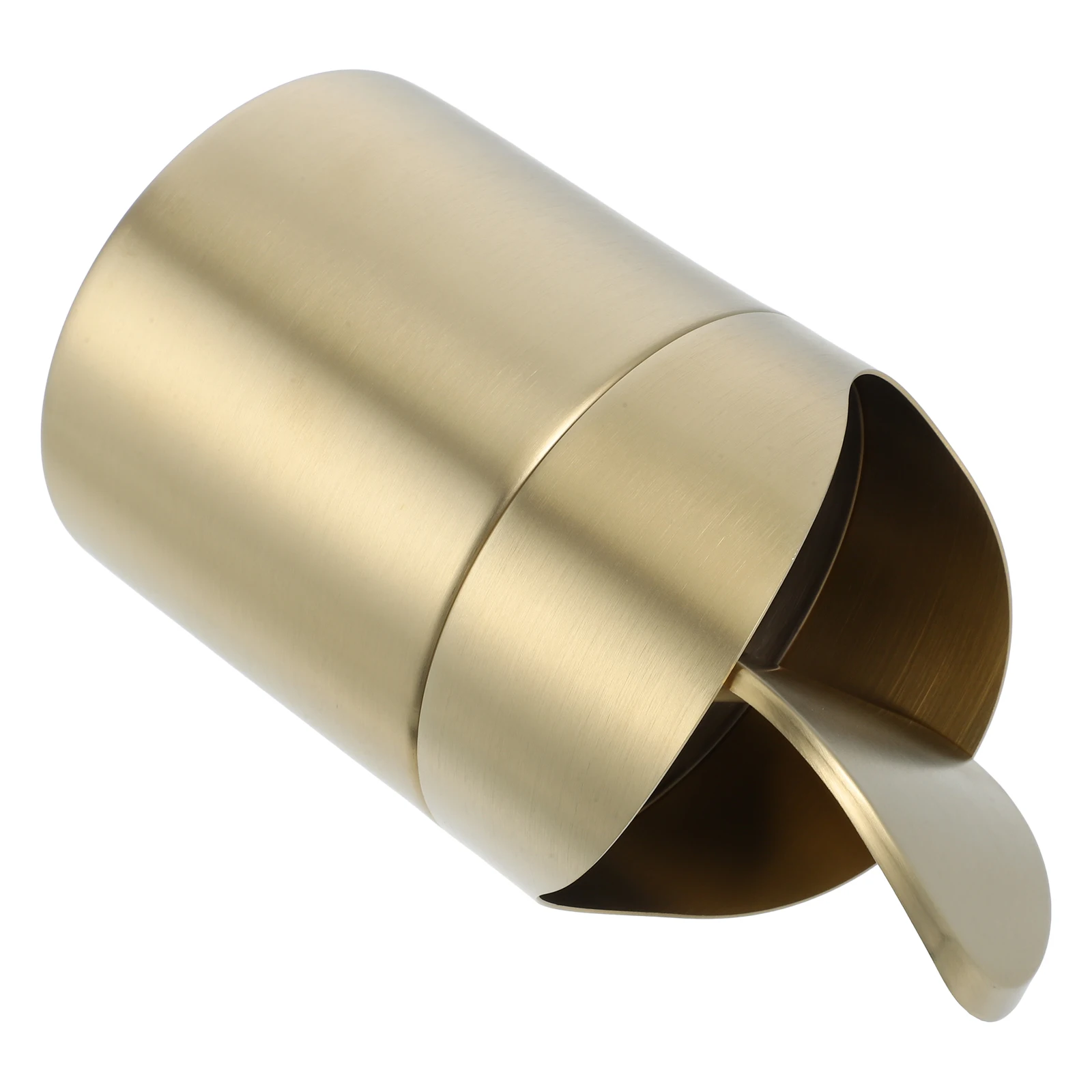 

1pcs Stainless Steel Trash Can Mini Desktop Garbage Container For Office Kitchen Bathroom Countertop Waste Bin Small Metal