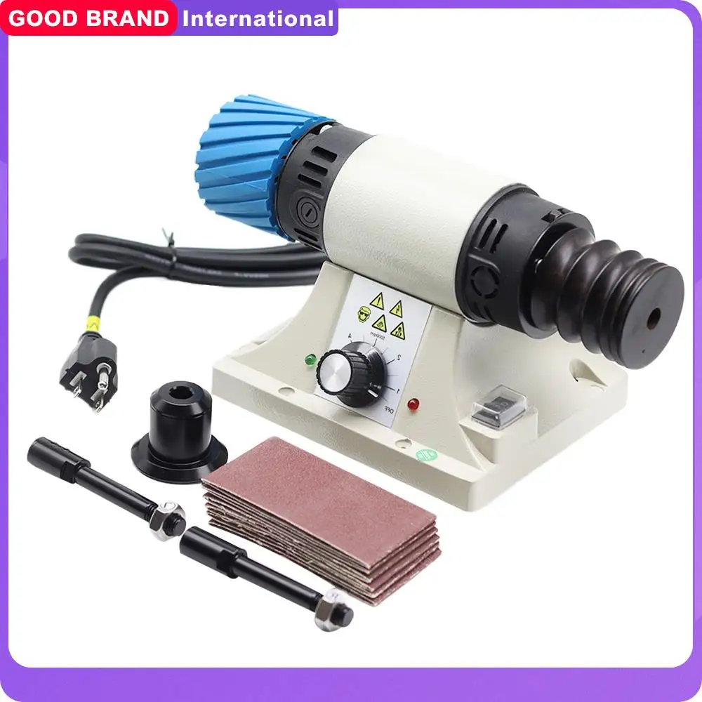 

220V/110V Leather Polishing Burnishing Machine Leather Edge Grinding Machine Kit 0-8000RPM