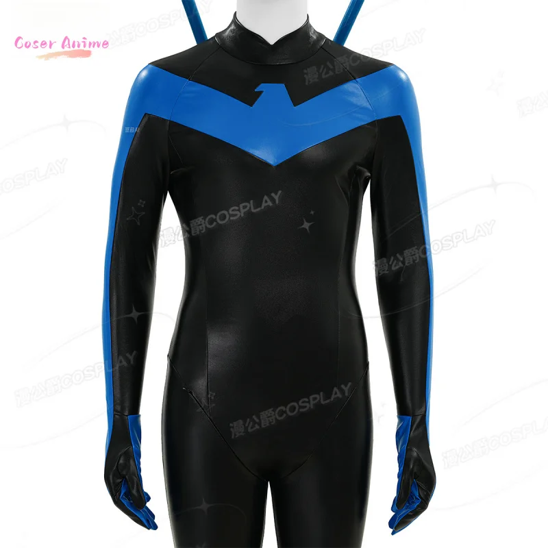 Dick Grayson Nightwing Cosplay Costume Uniform Halloween Carnival Party Christmas Play Role Clothes Clothing view 5