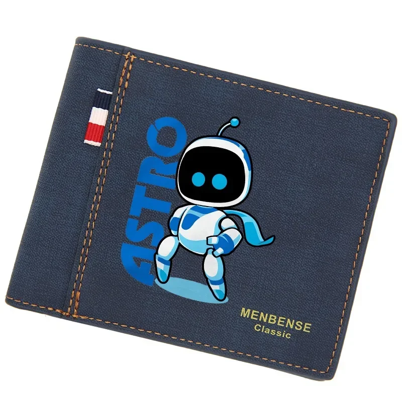 Astro Bot High Quality Wallet Men Cartoon Anime Fashion Money Clip Boys ID Card Holder Portable Storage Wallets Birthday Gifts