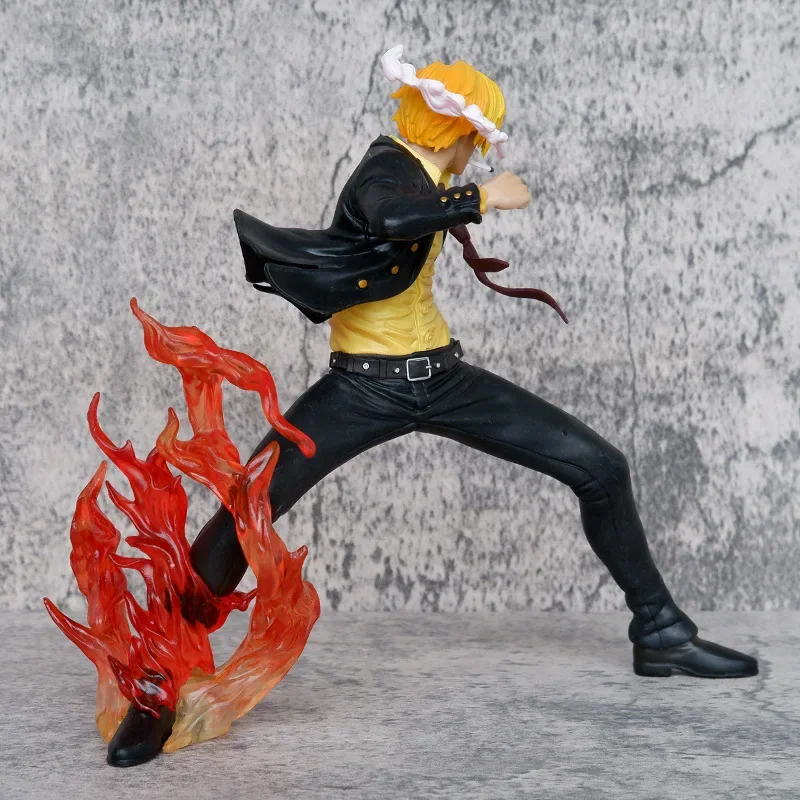 Anime One Piece PVC Action Figures, Vinsmoke Sanji, Batalha GK Figurine, Modelo de Coleção, Boneca Brinquedos, Presentes de Aniversário, 19cm