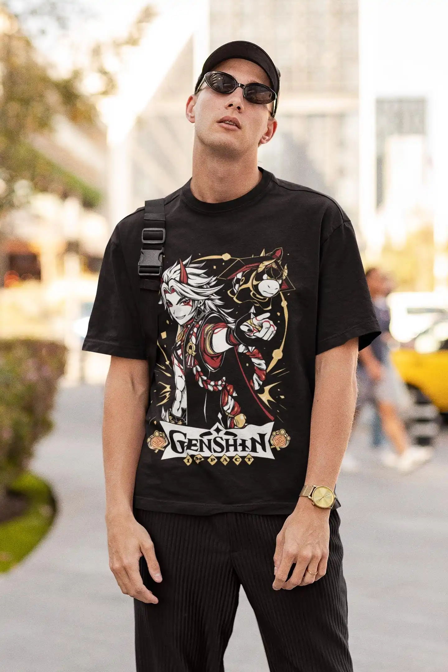 Arataki Itto Genshin Impact Japan Aesthetic Anime Japanese T-Shirt