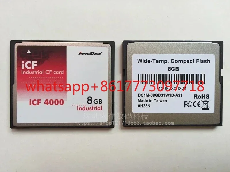 INNODISK CF 8G ICF4000 ICF 8G Industrial Wide Temperature Industrial CF Card 8G