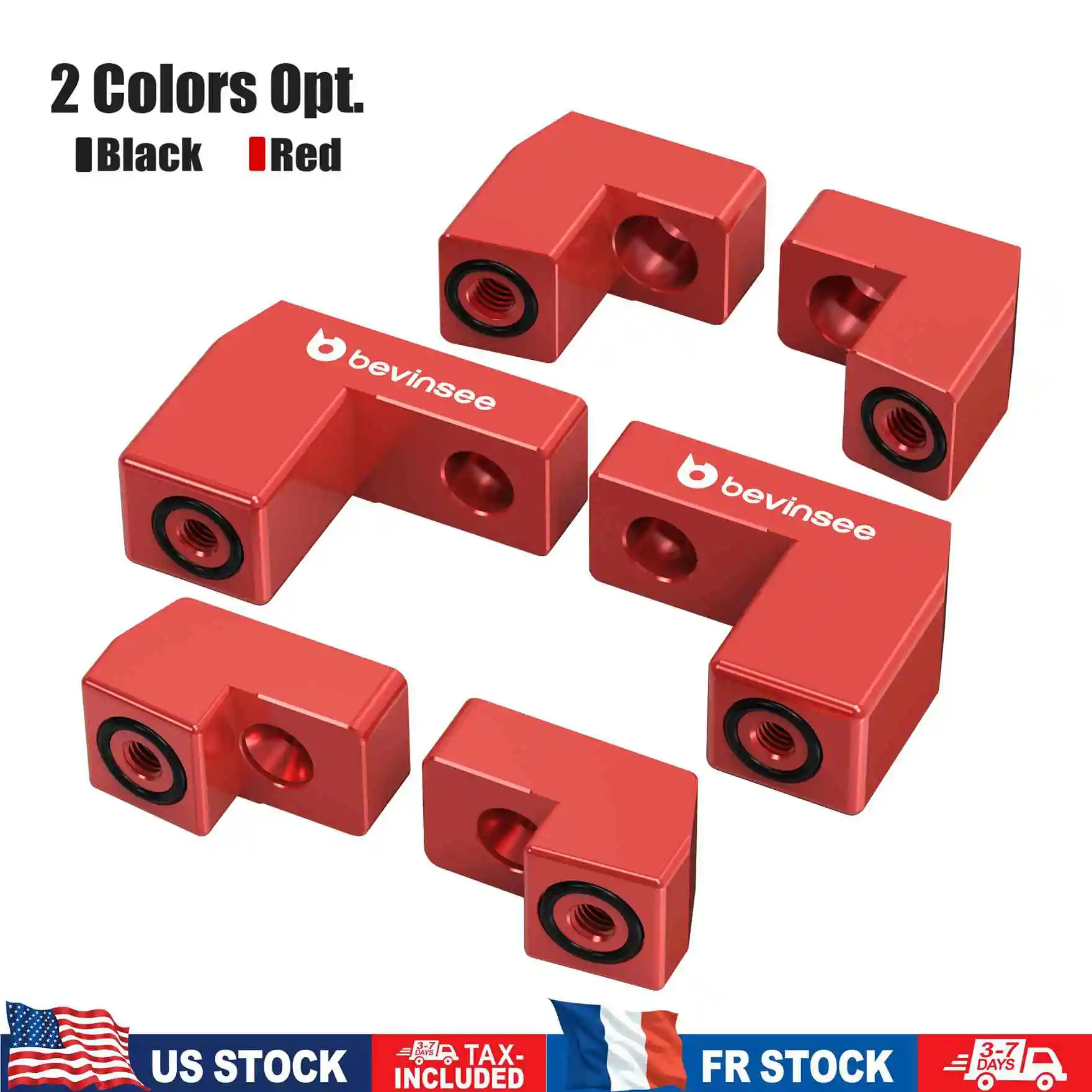 

(EU&US Stock) Wing Riser Kit Spoiler Lift Kit for Ford Fiesta Mk6/Mark VI ST Models (EU) for Ford Fiesta ST Models 2014-2019(US)