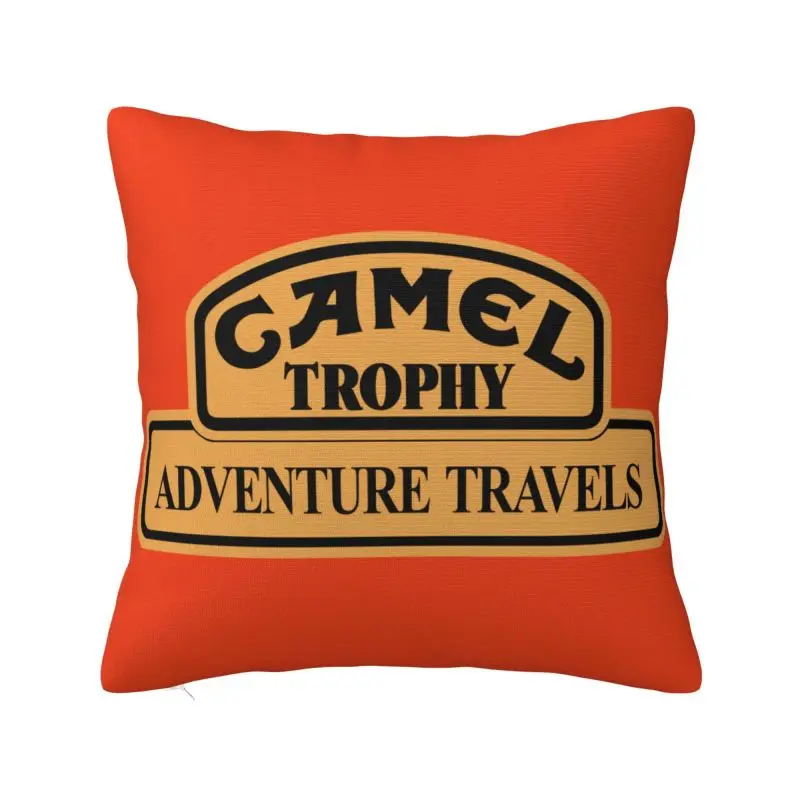 Camel Trophy Adventure Travels Throw Pillow Home Decoration Luxury Cushion Cover Soft Pillowcase