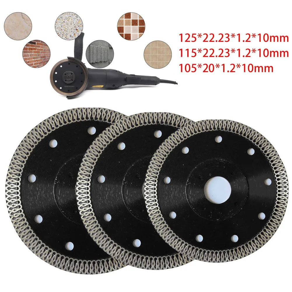 Ultra-thin Diamond Saw Blade Ceramic Tile Granite Sandstone Marble Quartz Cutting Disc Circular Saw Blades Tool Part Accessories