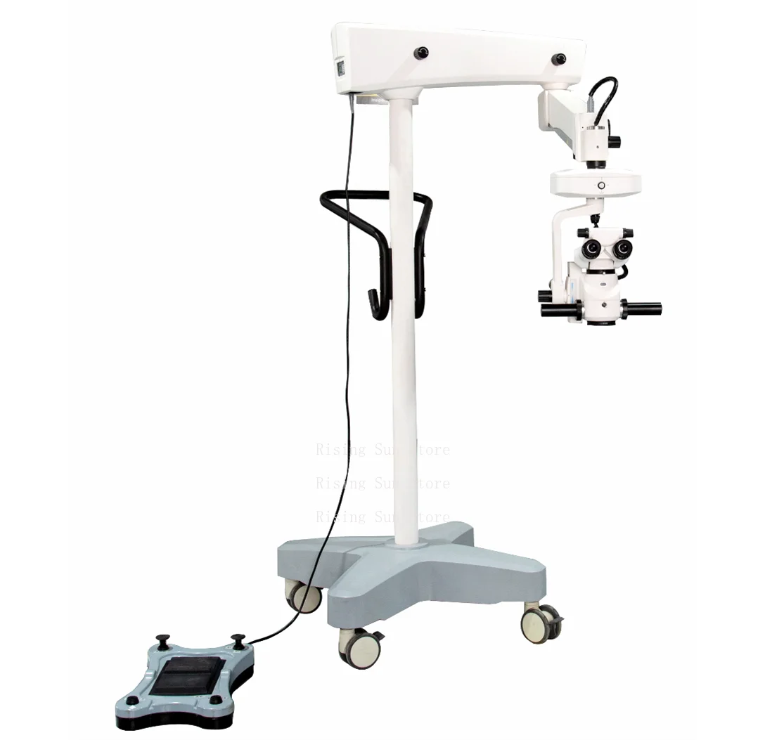 BOM-270 Motorized Operating Microscope Ophthalmic Surgery Microscope for Microsurgery with Red Reflective Illumination