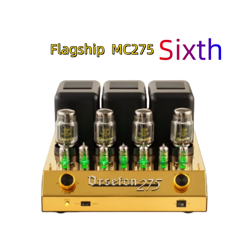 Flagship Version  1:1 Clone Mcintosh MC275 KT88*4 Tube Power Amplifier XLR/RCA Input Class A 4/8/16Ω 75W mono