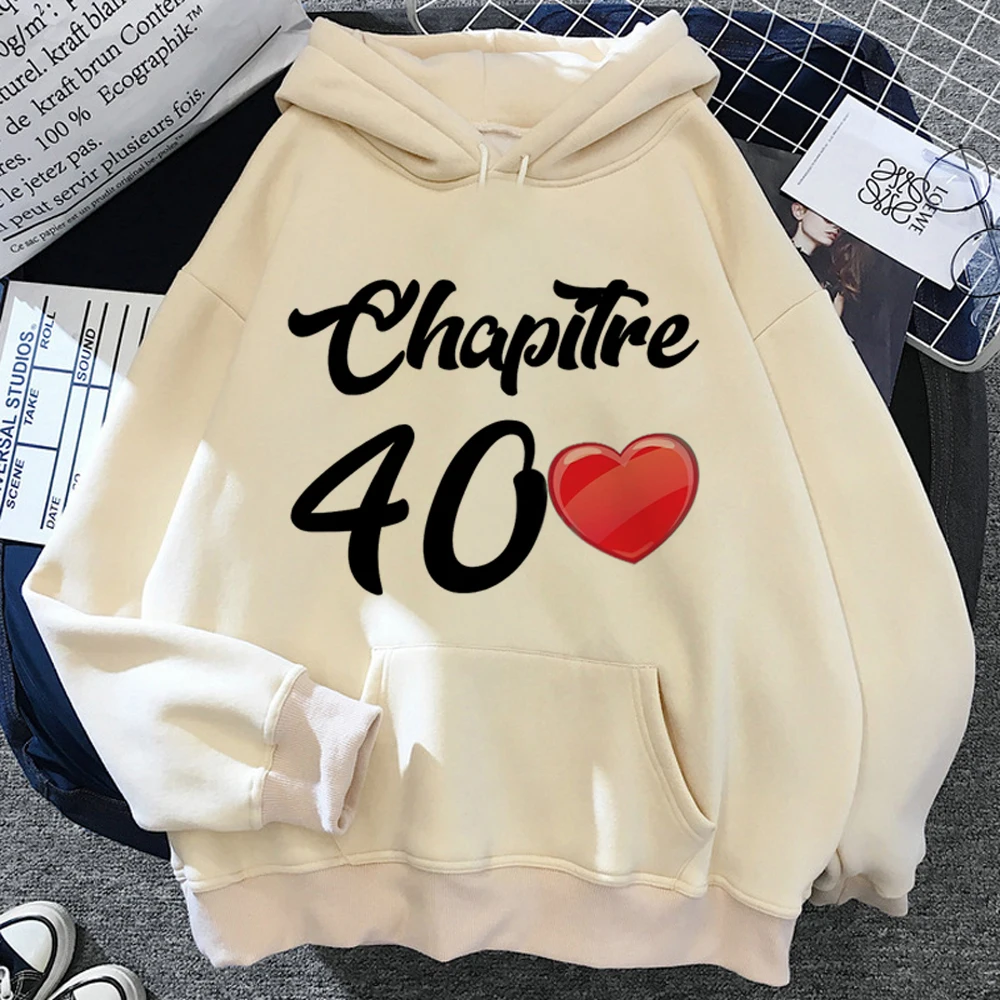 40 Ans 40th Years Birthday hoodie clothes for teens streetwear comfortable girl pullover athleisure soft fabric trendy