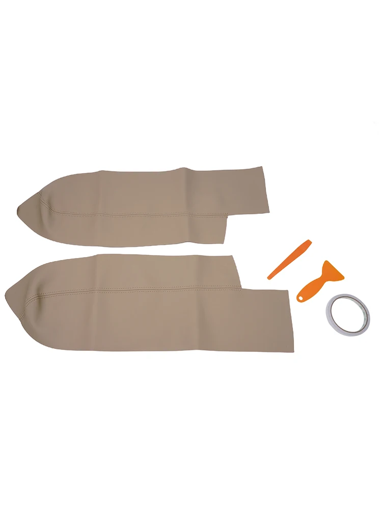 1 Pair Front Door Armrest Cover Kit for Honda For CR-V 2007-2012 Includes MiFor CRofiber Leather Panels and Installation Tools