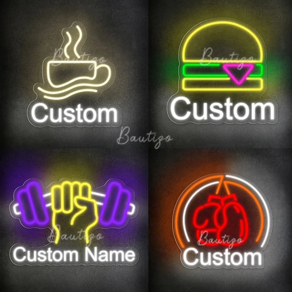Custom Neon Sign Light Business Decor Advertising Night Light for Gym Boxing Gym Commerce Sign Room Decor Neon Signs