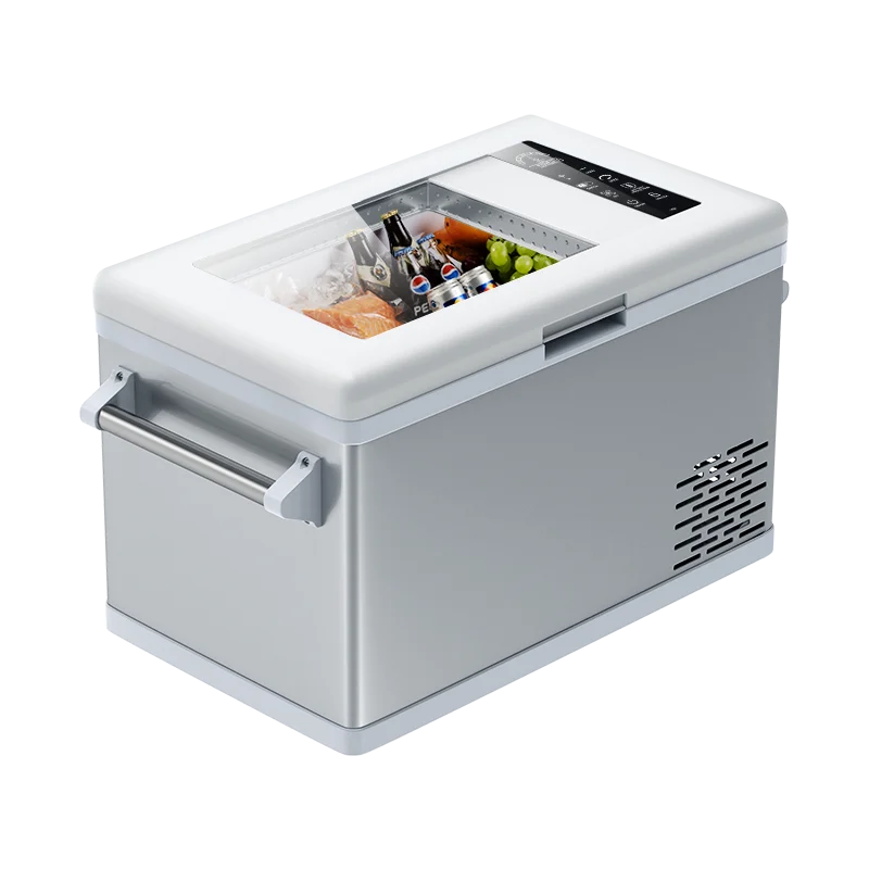 

32L Portable 12v Dc Micro Mobile Deep Freezer For Camping Outdoor Fridge Mini Car Refrigerator