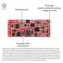 2S V4.0CN Charging Step Up Protection Module Power Supply DC 12V 24W 1A UPS Module Uninterruptible Power Control Board