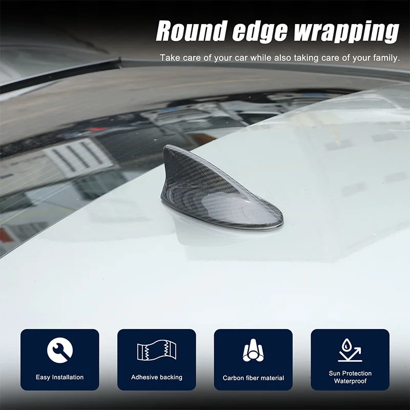 For LEXUS LS ES IS LX NX CT RC UX LM RX Car Shark Fin Antenna Cover Radio Signal Base Exterior Trim Accessories view 6
