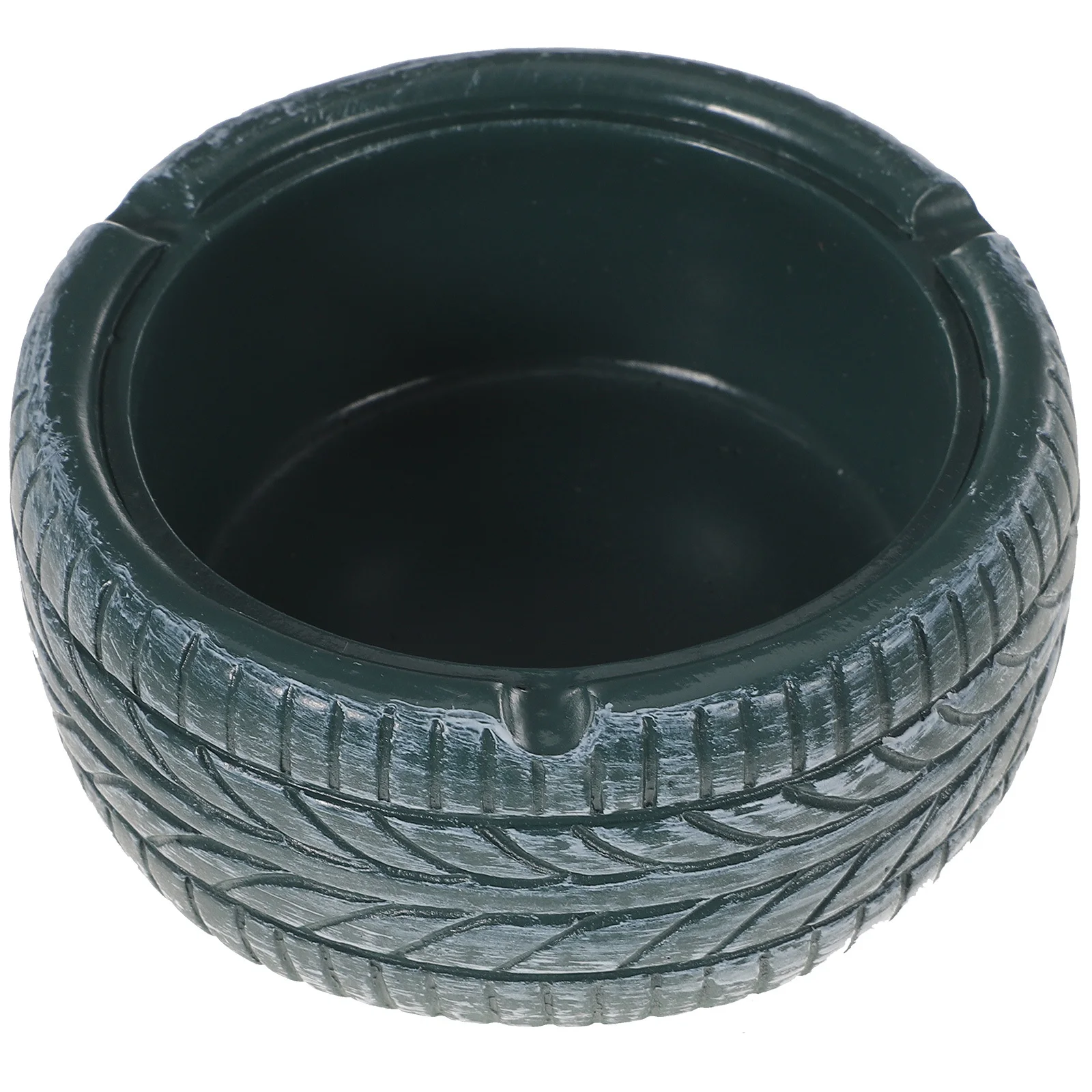 

Ornament Home Ashtray Resin Container Unique Table Decor Desktop Tire Shape Creative