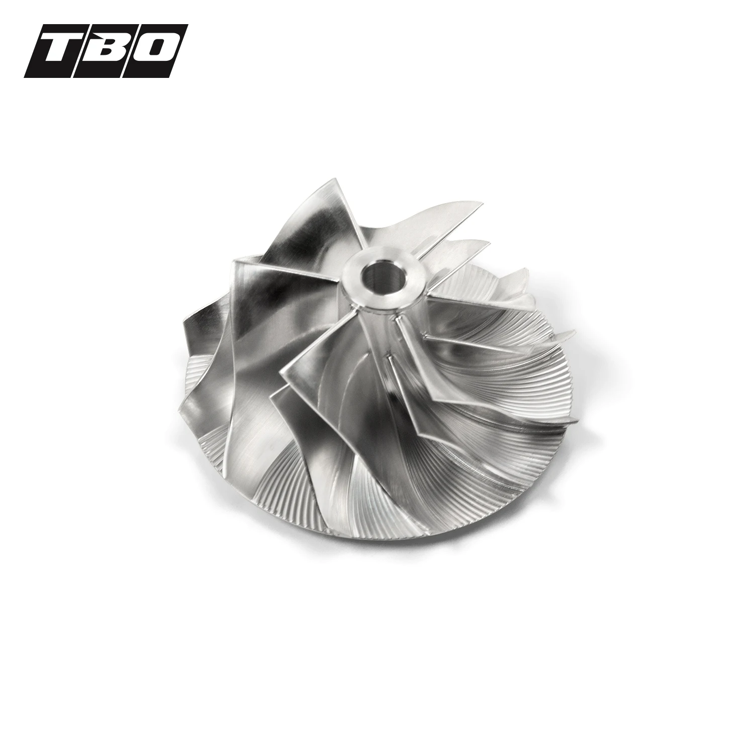 

GT Series Turbo Billet Forged Compressor Wheel Billet 42x54mm 6+6 Forward Rotation 5-AXIS CNC Machine