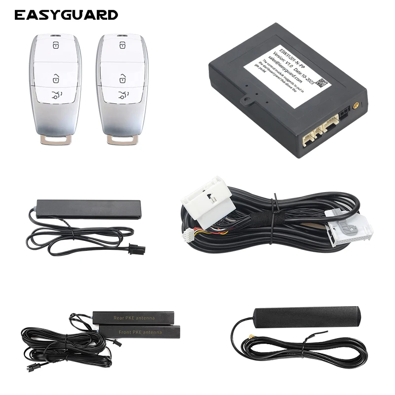 EASYGUARD Smart Key keyless entry fit for benz cars with factory OEM push start button & comfort access entry