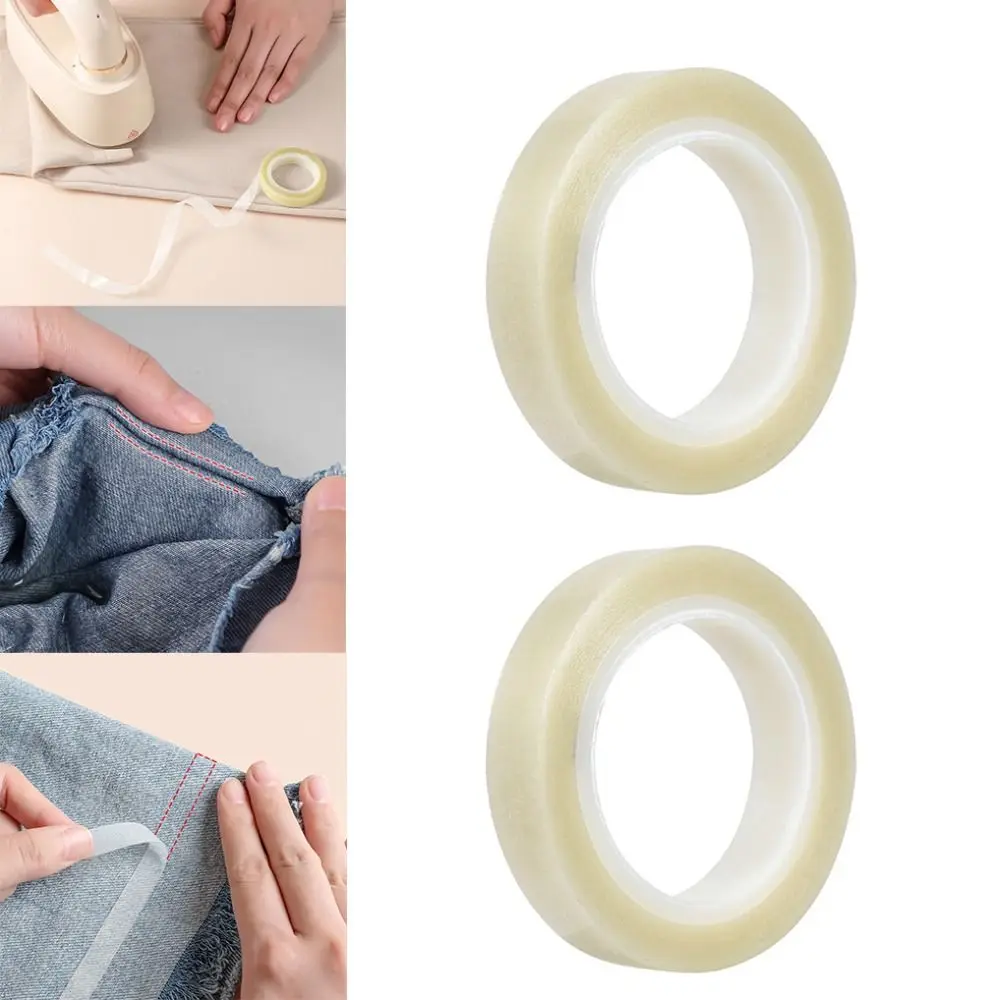 Convenient Non Woven Fabric Melt Double Sided Tape Fastener Bond No Sewing Required Hem Tape Mesh Tape For Jeans Skirt