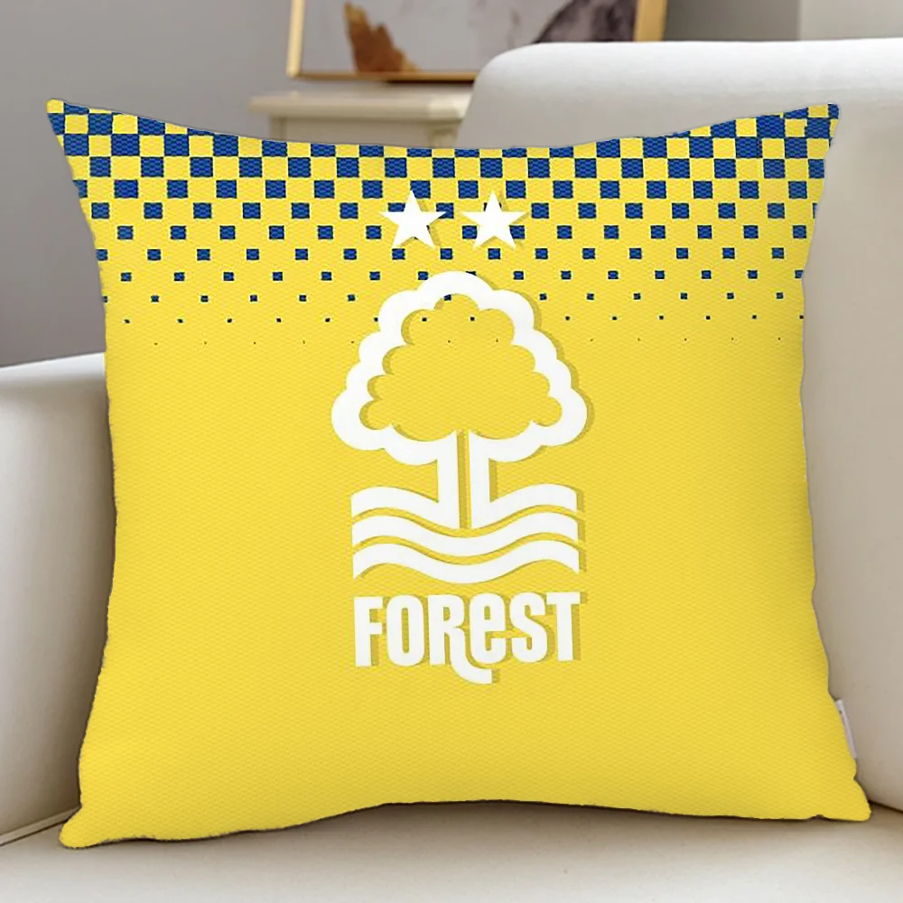 N-Nottingham Forest F.CS Ornamental Pillows Cover Football High Quality Luxury Cushion Cover for Pillow Living Room Decoration