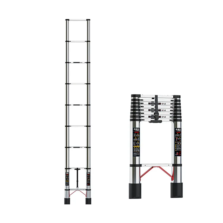 

Stainless Steel Multi Purpose Ladder Telescoping Ladder Foldable Step Single Telescopic Ladder
