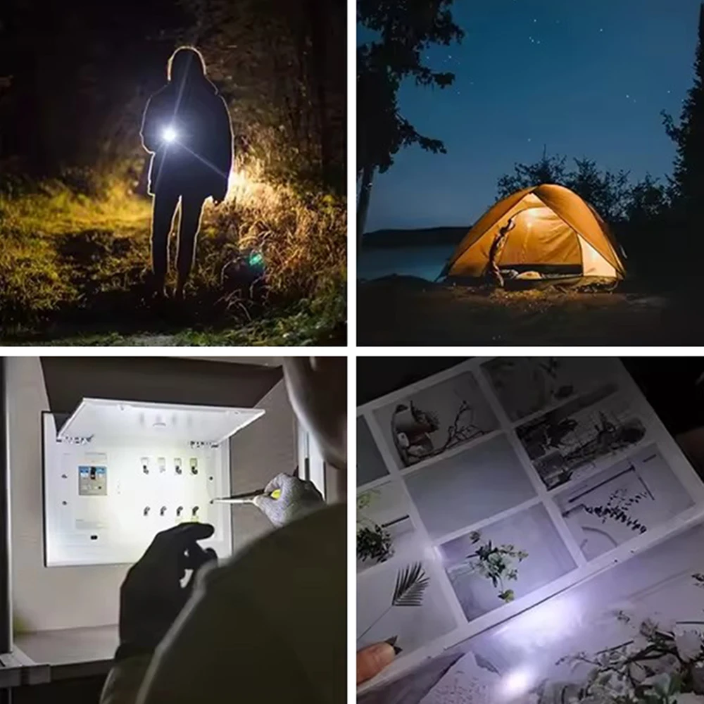 Mini Led Schlüsselanhänger Licht Tragbare Tasche Taschenlampe Schultasche Rucksack Treppen Notbeleuchtung Lampe Camping Taschenlampe