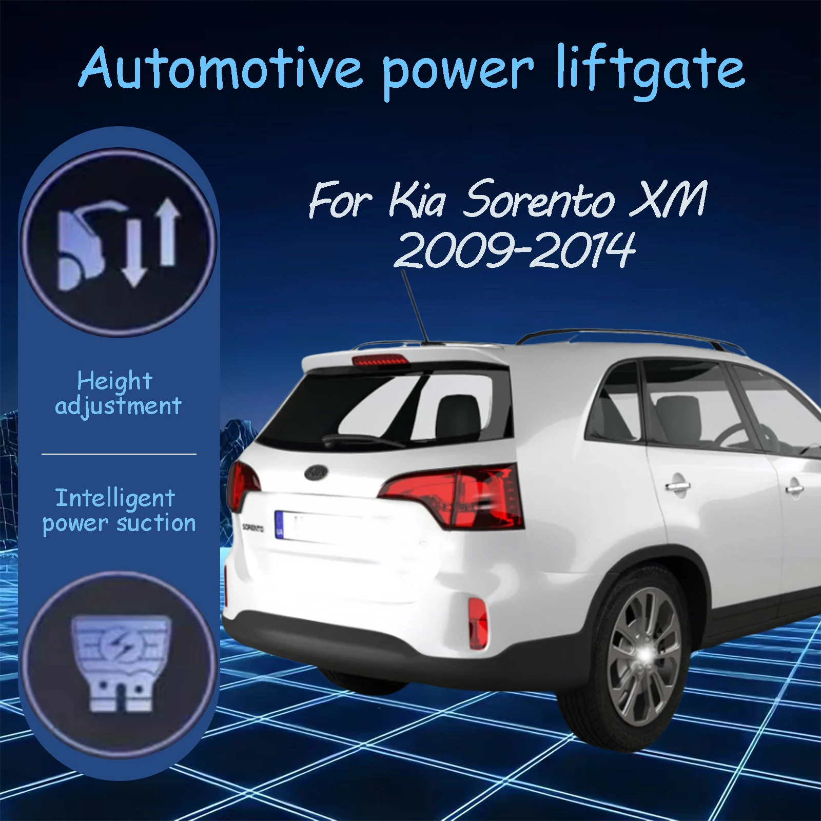 

For Kia Sorento XM 2009-2014 Electric tailgate automatic suction locks suitable Trunk modification system