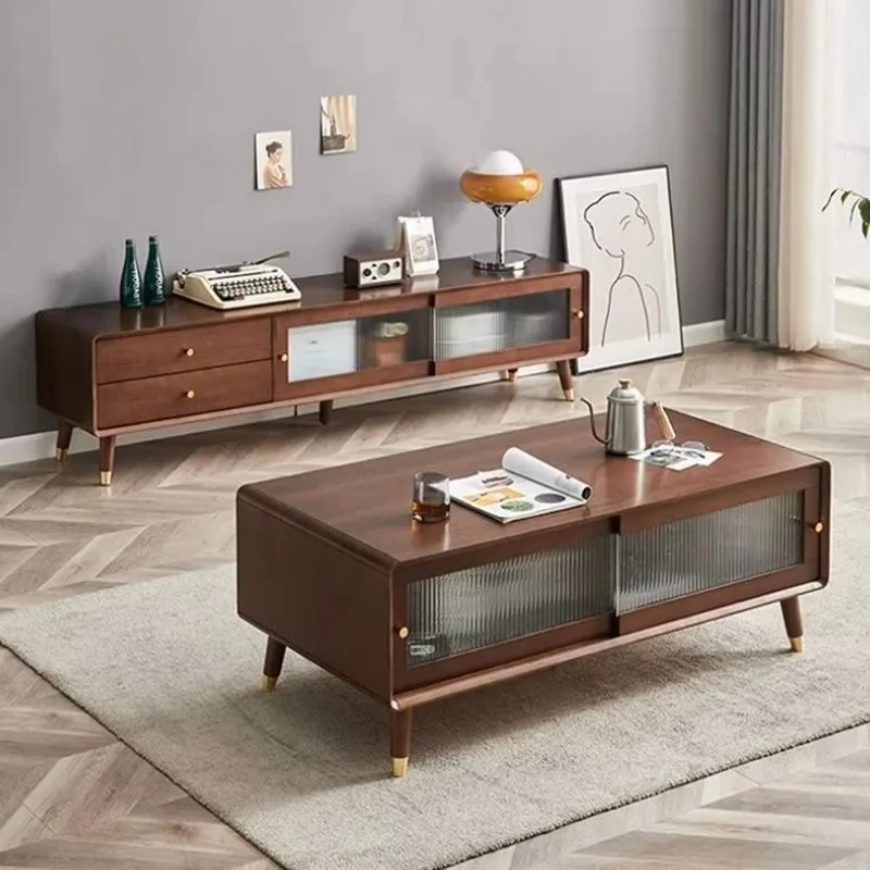 

Storage Normal Brown Tv Stand Dark Brown Design Minimalist Modern Tv Cabinet Living Room Nordic Mueble Televison Furniture Home