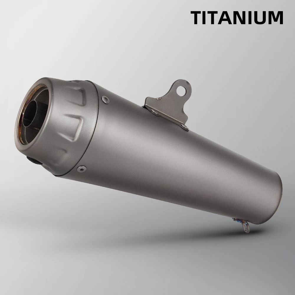 

Universal 60mm Motorcycle exhaust Muffler For Tiger 900 XL750 T700 GSX-R1000R RC 8C MT-07 Z500 TMAX 560 GTS 300 Forza 350