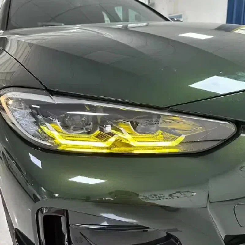 Módulo LED DRL M4 amarillo limón para BMW G22 G23 G26 G80 G82 M3 430i M440i, luz de circulación diurna sin láser, 2021 2022