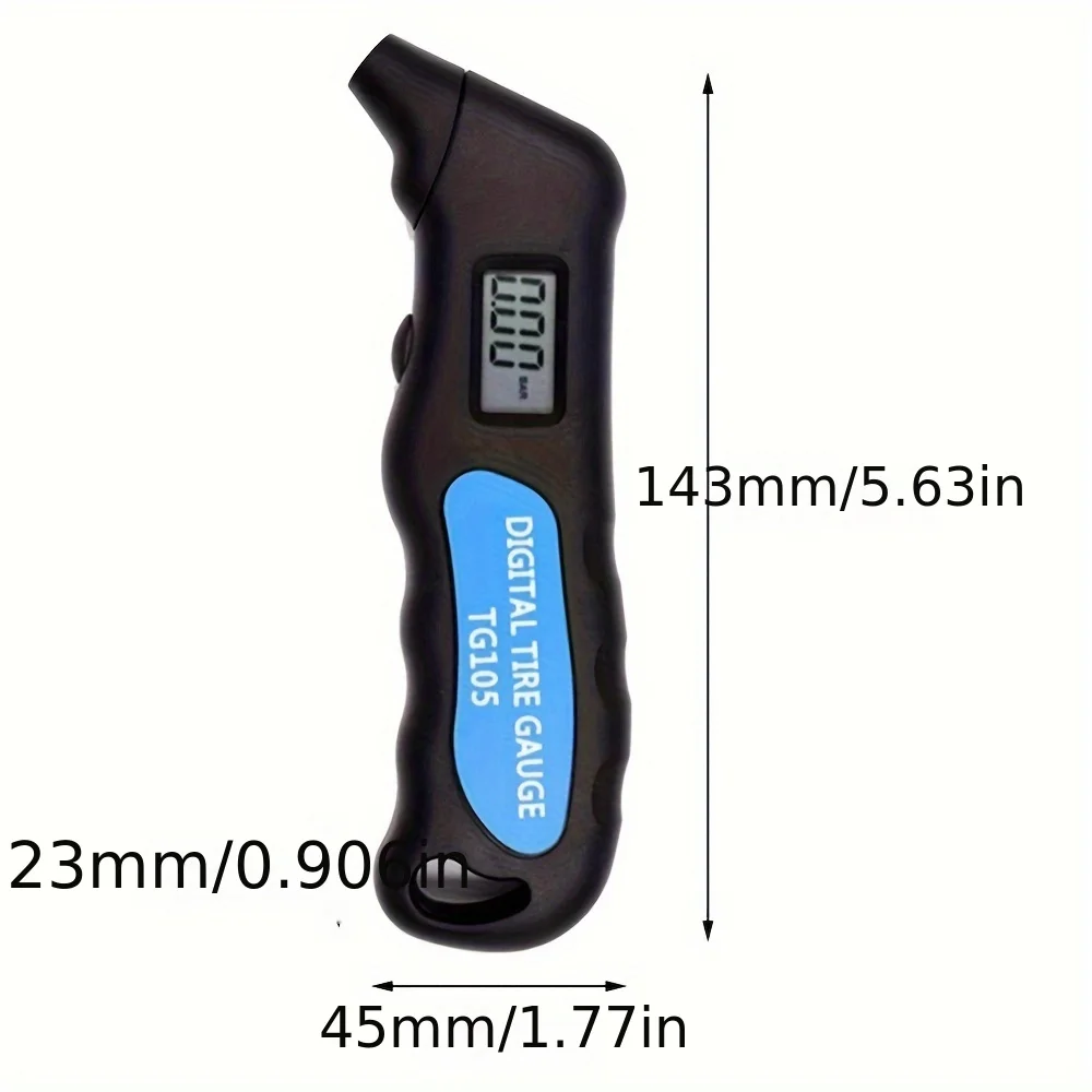 Digital Tire Pressure Gauge – High-Precision LCD Air Pressure Tester for Cars, Trucks, Motorcycles & Bicycles 4
