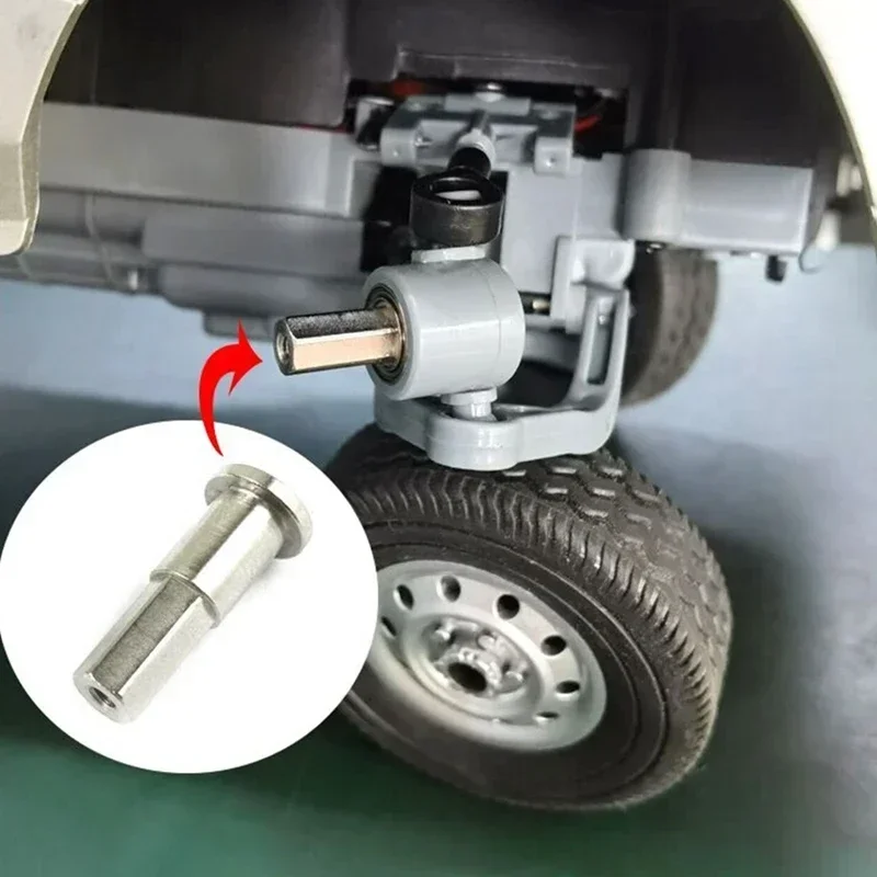 Adattatore esagonale del mozzo della ruota del combinatore del metallo di 5Mm con gli accessori di aggiornamento del cuscinetto per le parti dell'automobile del camion di Wpl D12 1/10 Rc