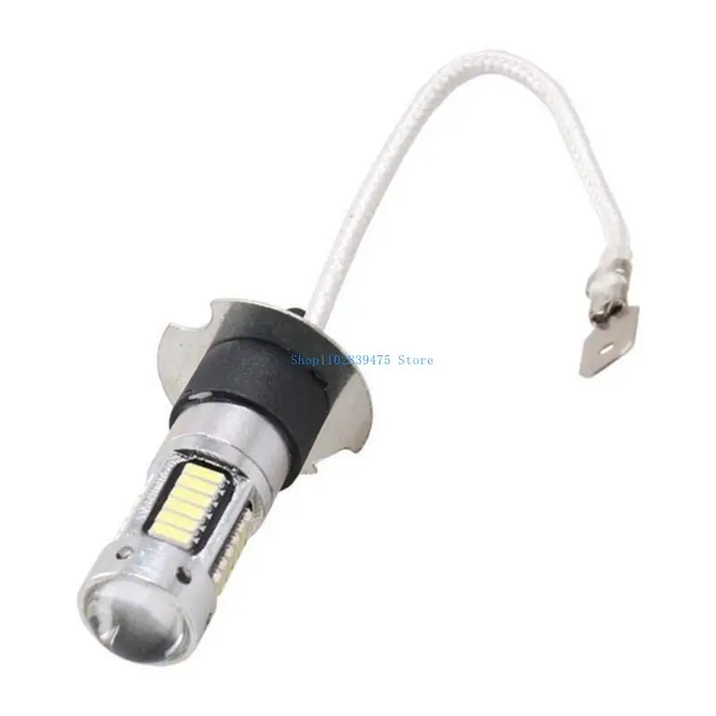33WB 2x المصباح الأمامي LED LED 4014 30SMD P13W 9006 نهار تشغيل طاقة عالية للسيارة