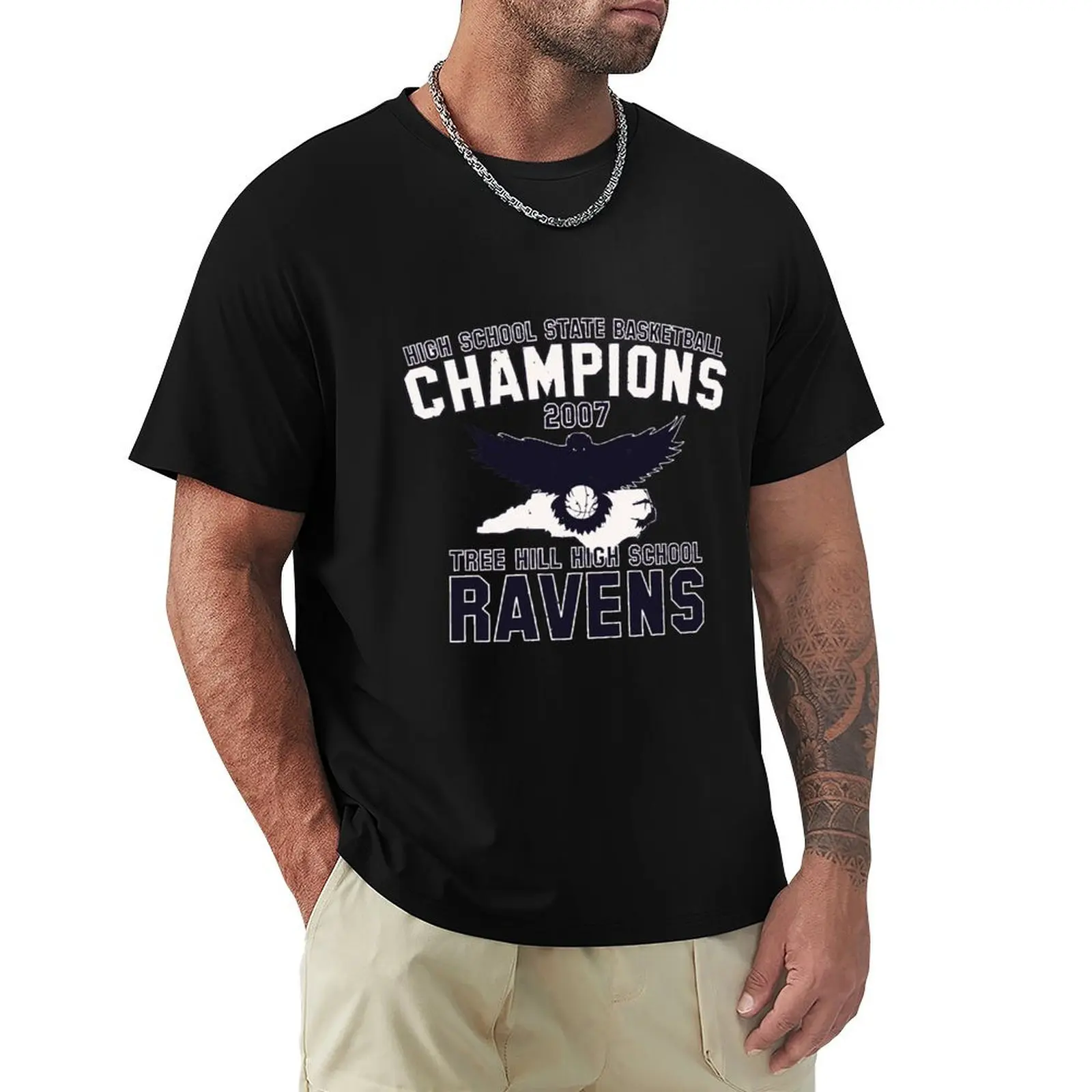 

Tree Hill High Ravens T-Shirt baggy shirts funny costumes shirts graphic tee men
