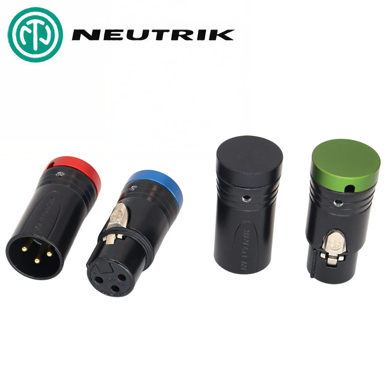 Low Profile NEUTRIK XLR 4Pin And XLR 3Pin Male and Female Connectors for Sound Devices, Recorders, Microphones