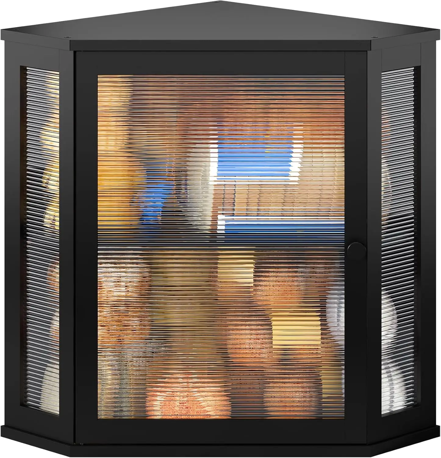 

Double Layer Bamboo Bread Box for Kitchen Countertop, Large Capacity Storage Bin in Black Extra Large