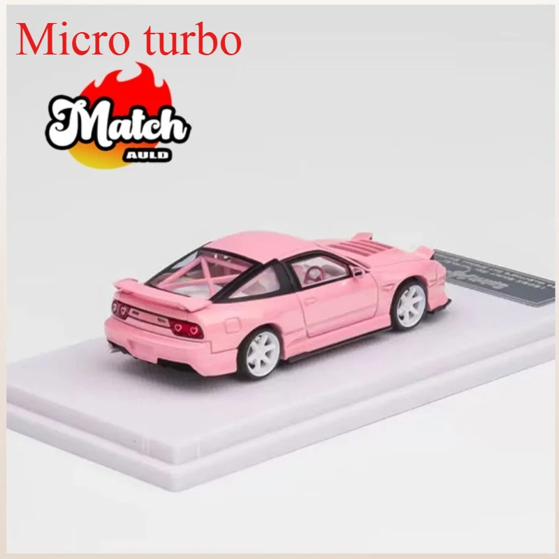 micro-turbo-1-64-modellino-auto-in-lega-180sx-spirit-edizione-limitata-san-valentino-oggetto-da-collezione-e-decorazione-regalo-per-ragazzi