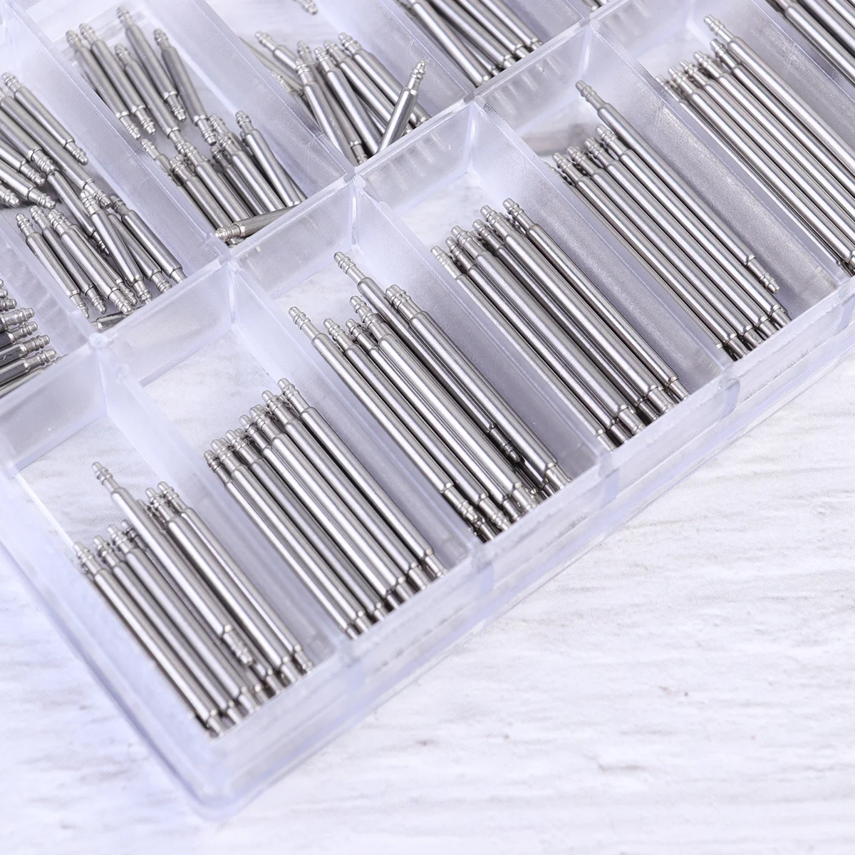 

360Pcs Watch Band Removing Tool Stainless Steel Spring Bar Press Fit Removal for Watch Strap Link Pin Adjustment Repair Kit