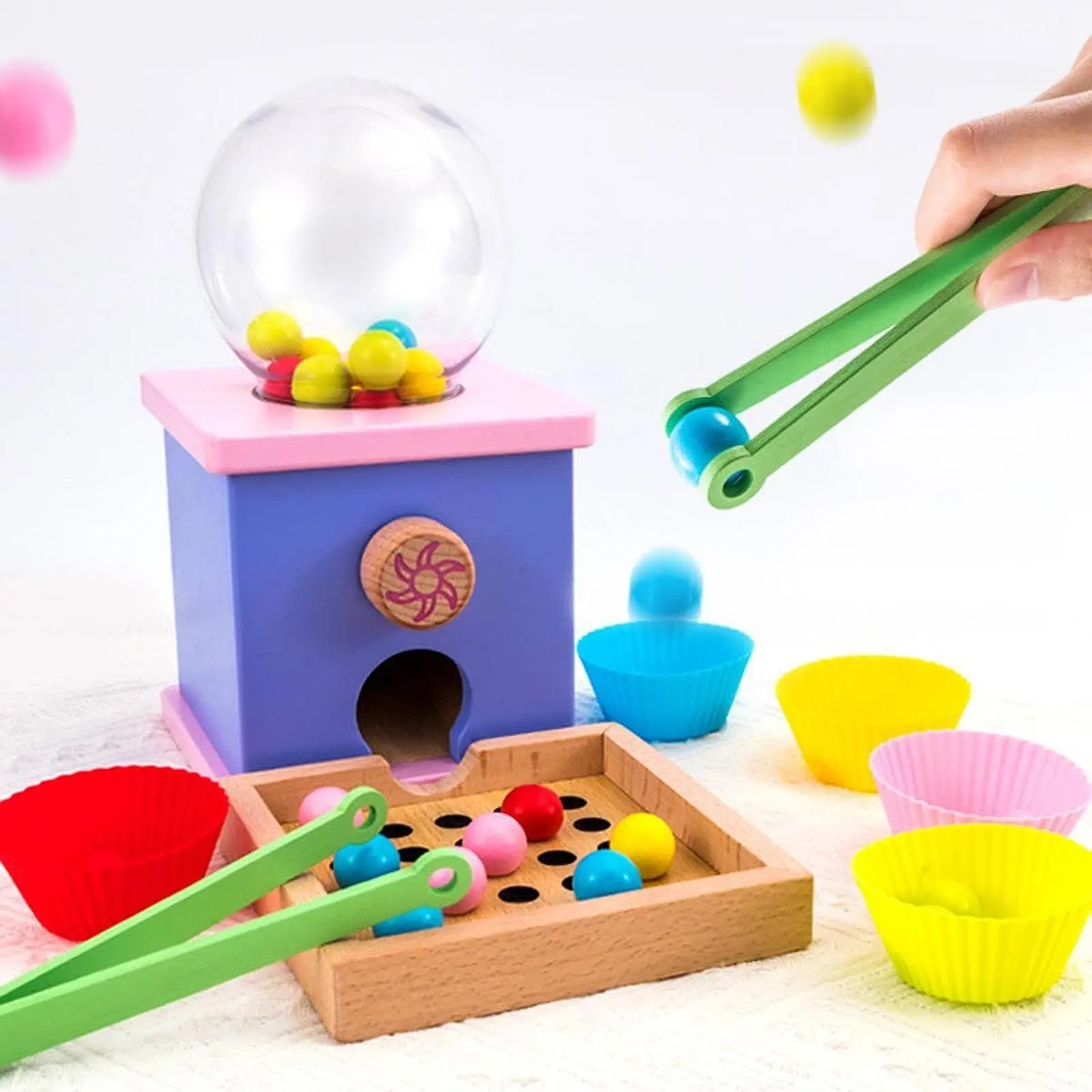 Candy Machine Bead Game Balls in Cups voor peuters, kinderen, jongens, meisjes