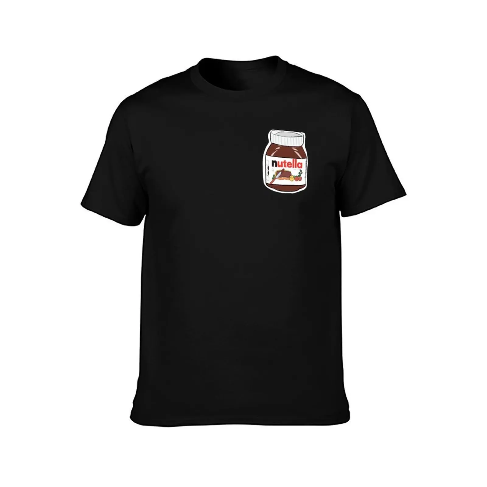 Nutella T-Shirt, Summer Casual Cotton Tee, Oversized Streetwear Tops, Vintage Graphic Print, Loose Fit Short Sleeve, 100% Cotton