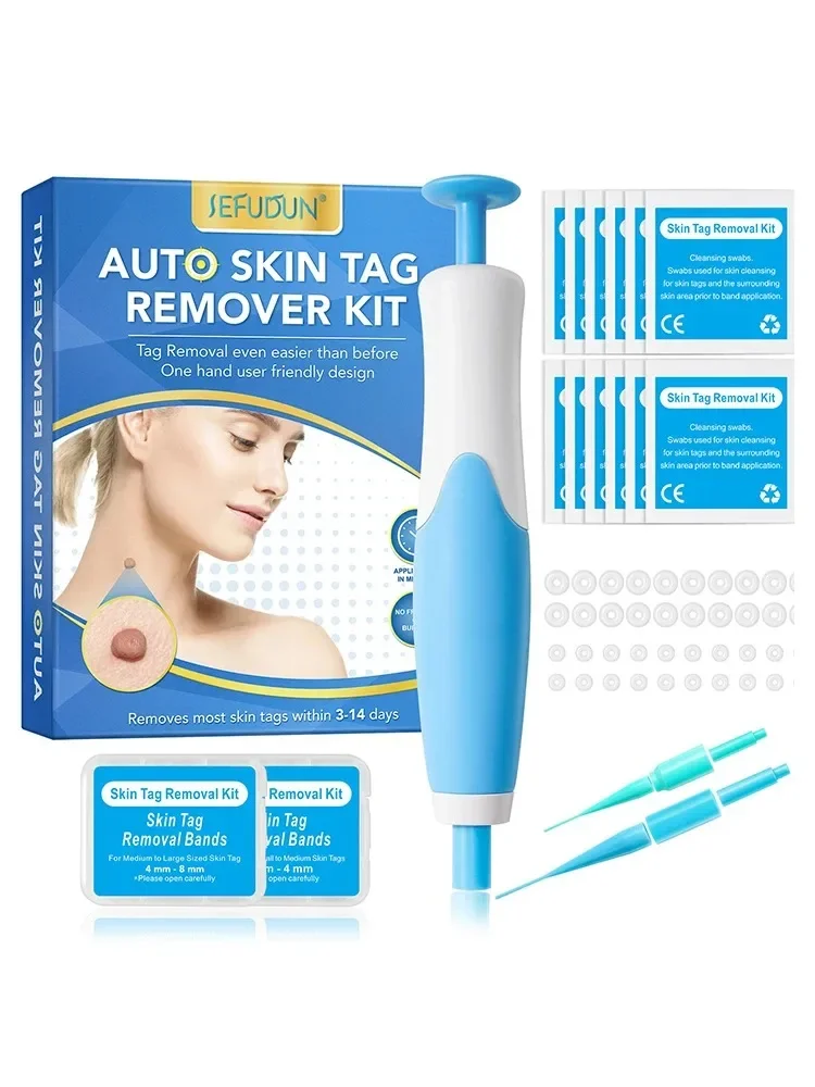 

New Automatic wart and beauty spot removal kit, for warts, beauty spots of the face, warts, micro-strips, with cleaning brushes