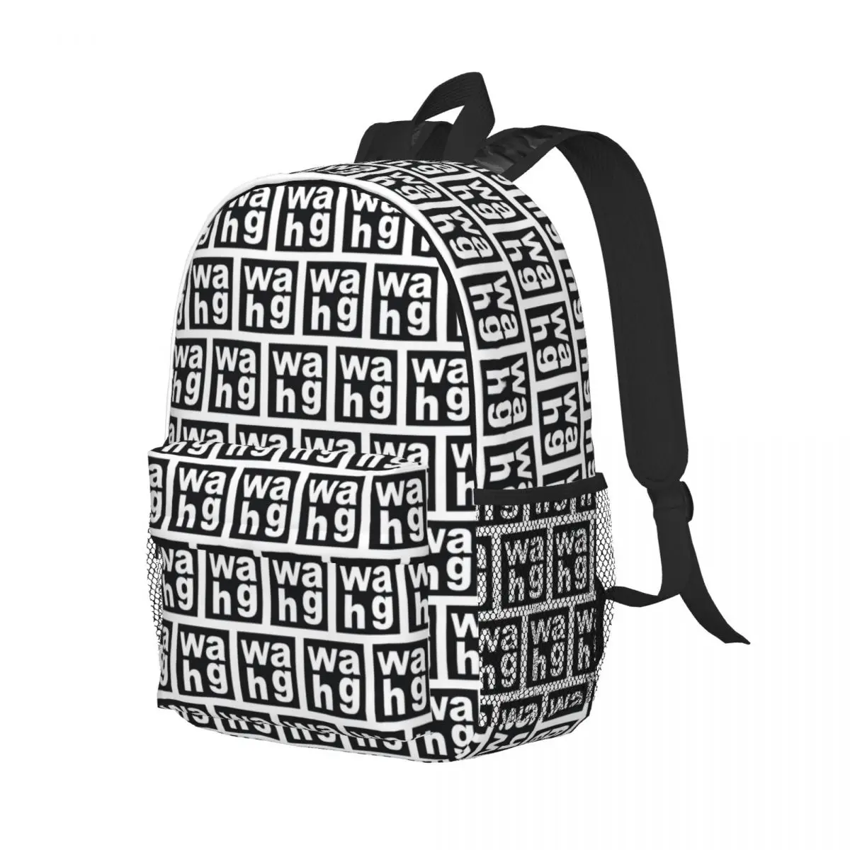 

Fashion Wang Letter Backpack Student Boys Girls BookBag Kids School Bag Laptop Shoulder Bags for Men Women