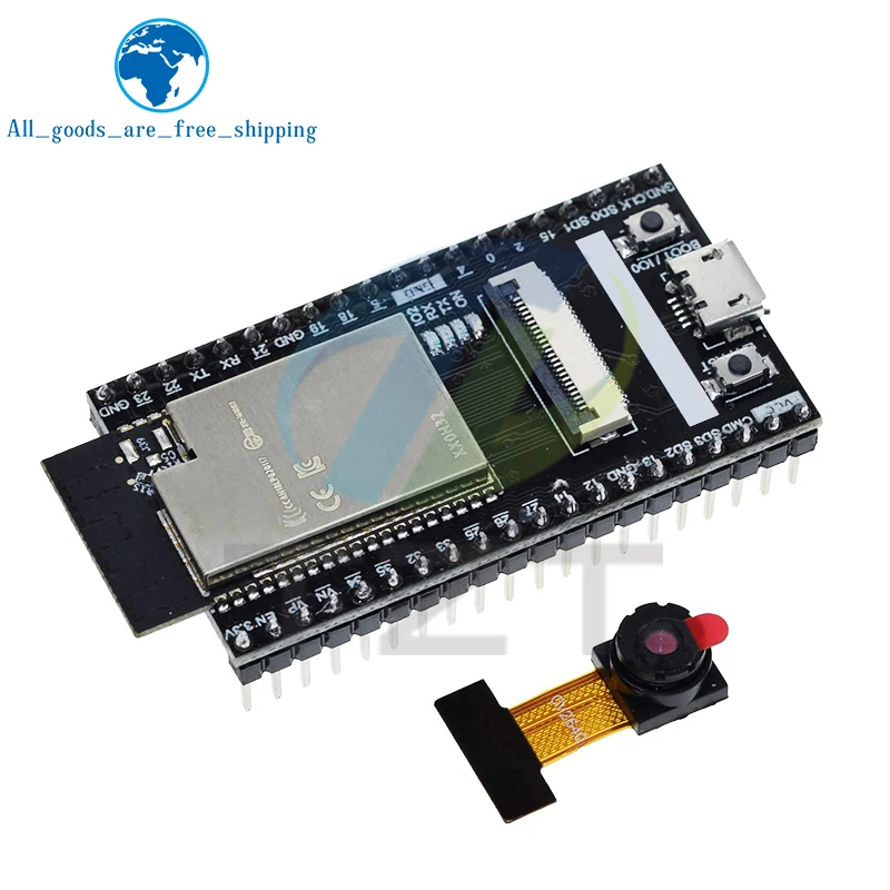 Module de caméra ESP32 CAM, carte ESP32-WROVER avec caméra, Module Wi-Fi Bluetooth pour Arduino IDE C Python Code OV2640, nouveauté 2022