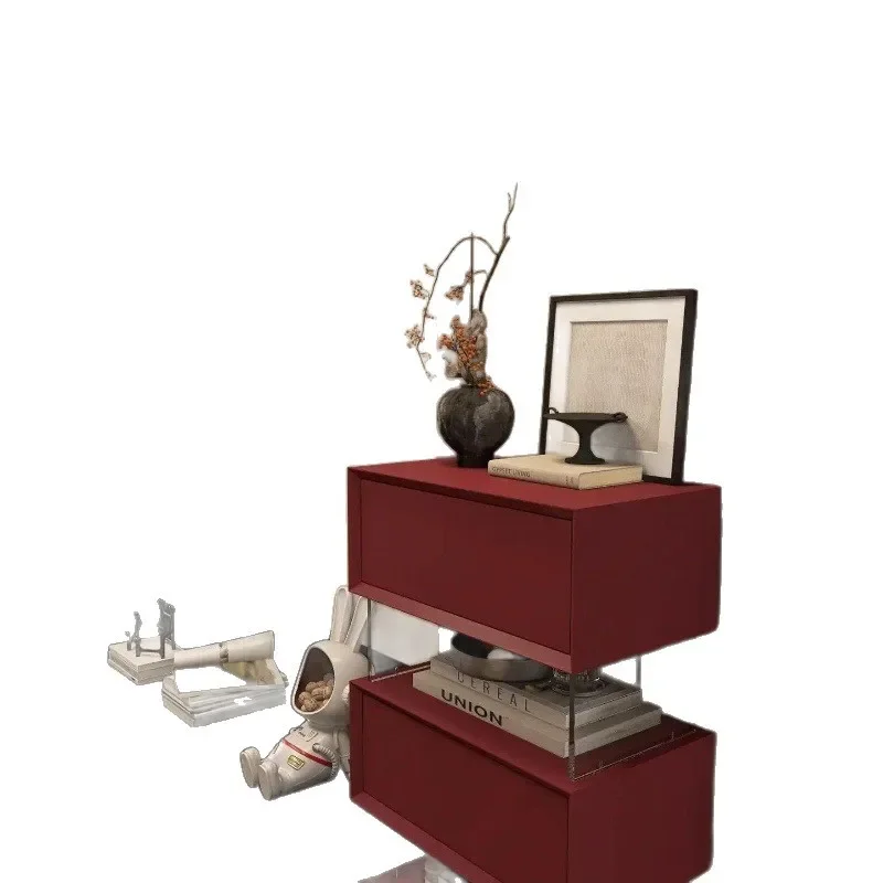 O8- suspended chest of drawers Italian minimalist modern storage chest of drawers piano paint