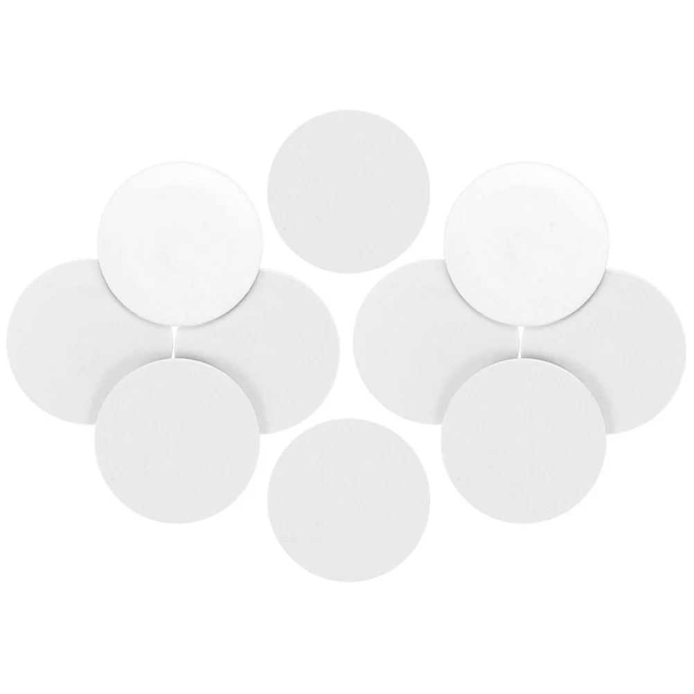 10 قطعة بطاقة تعريف NFC Ntag215 ملصق أبيض مستدير فارغ بدون تلامس الذكية Ic للتحكم في الوصول تحديد الحضور الأمن #3
