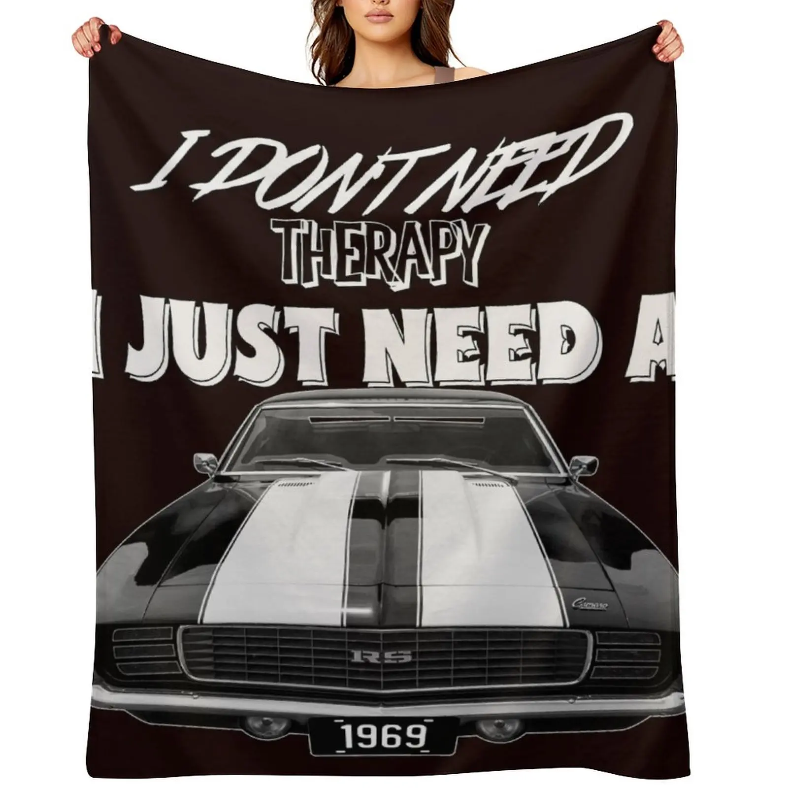Camaro therapy Throw Blanket Moving Retros Fashion Sofas Decorative Throw Soft anime Blankets