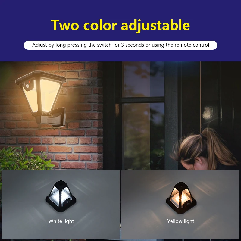 LED Solar Lampe Im Freien Wasserdichte PIR Motion Sensor Solar Rampenlicht Landschaft Rasen Lampe Wand Licht Für Terrasse Pfad Garten Decor